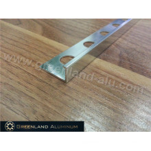 Decoration Trim with Aluminium Profile Material in Silver Brushed Color